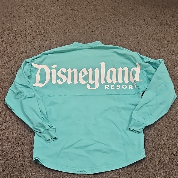 Disney Tops - Disney Teal Long-Sleeve Disneyland Resort Logo Shirt